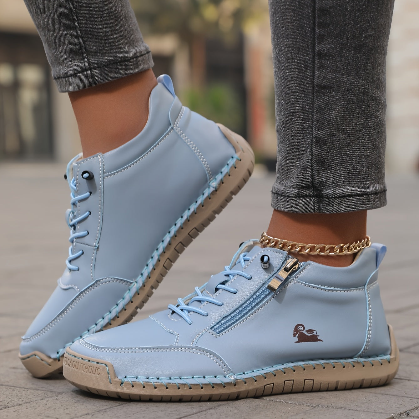 Helena | Zip-Up Comfort Shoes