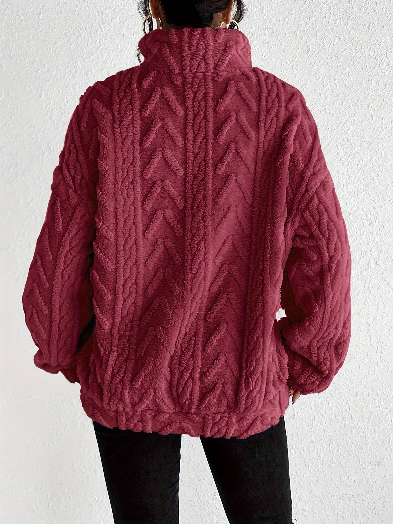 Van Meren Mode | Elegante Fleece Trui