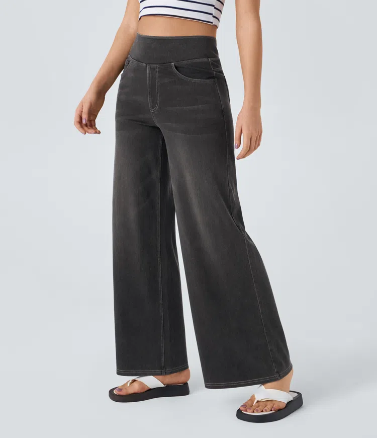 Van Meren Mode | Comfortabele jeans met hoge taille