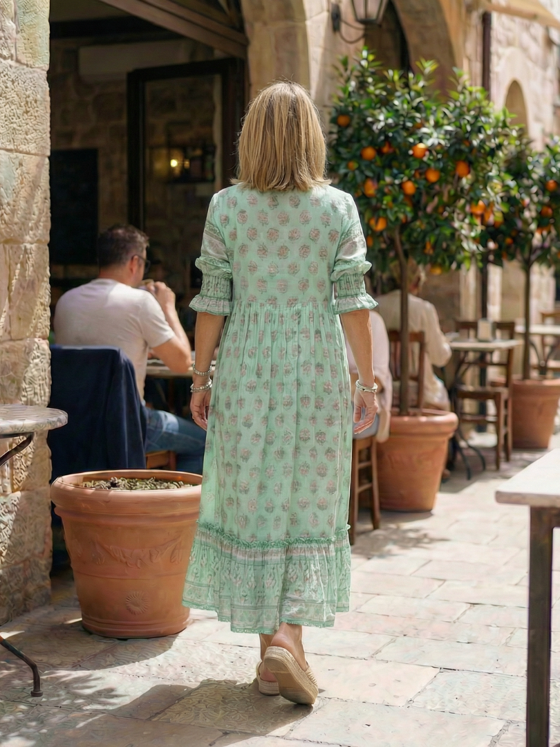 Maren | Jurk met Bloemenprint