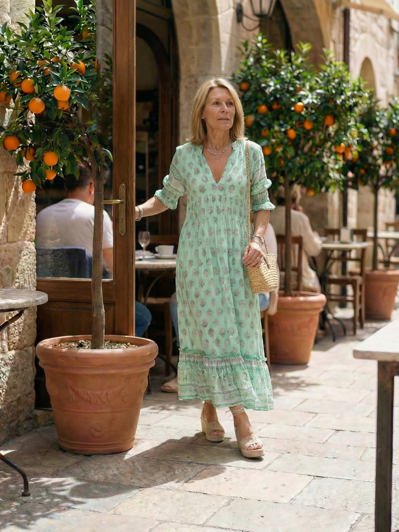 Maren | Jurk met Bloemenprint