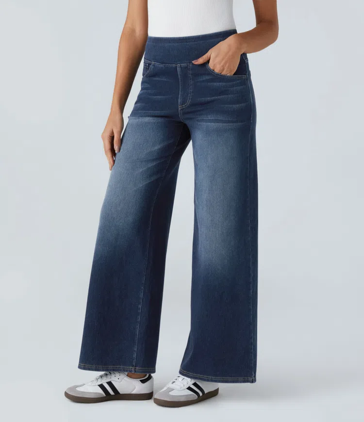 Van Meren Mode | Comfortabele jeans met hoge taille