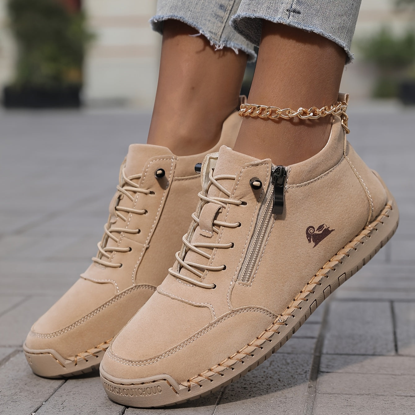 Helena | Zip-Up Comfort Shoes