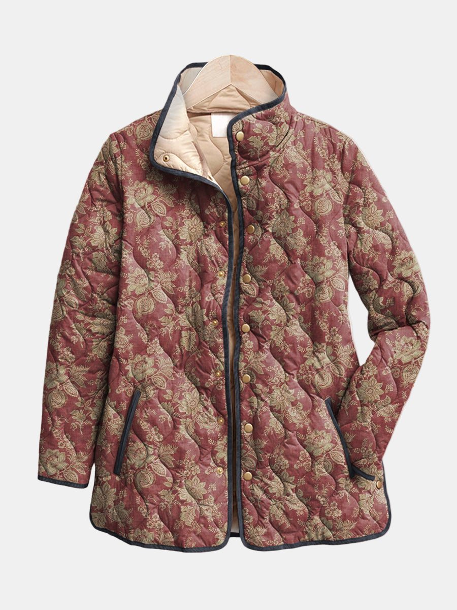 Corinne | Jas met Retro Bloemenprint