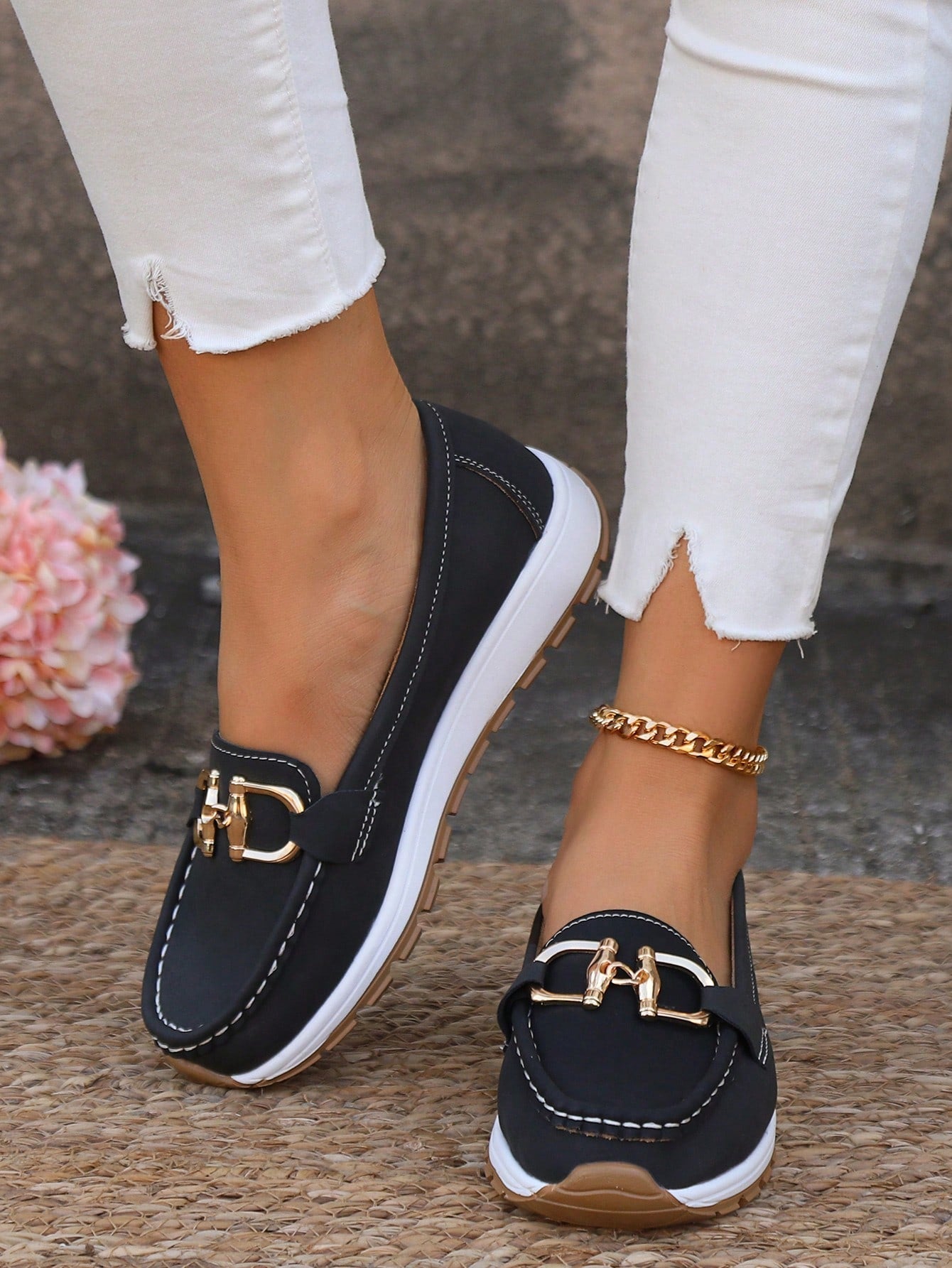 Elly - Chique Loafers met Gesp