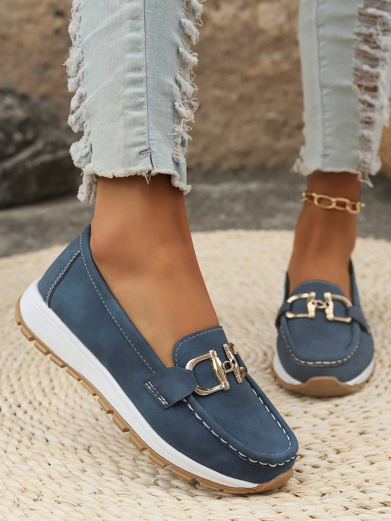 Elly - Chique Loafers met Gesp