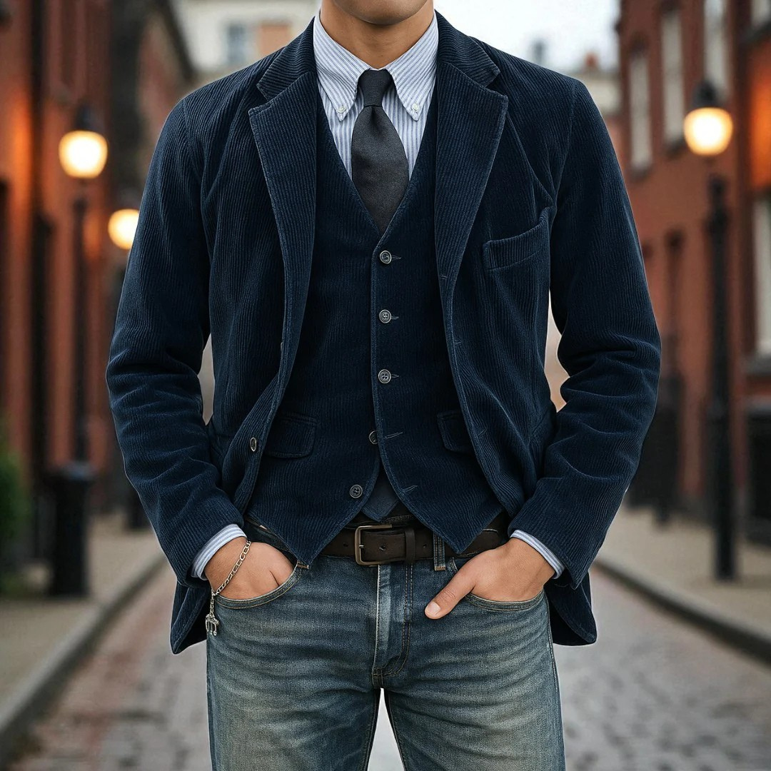 Van Meren Mode | 2-DELIGE PAK: BLAZER EN VEST