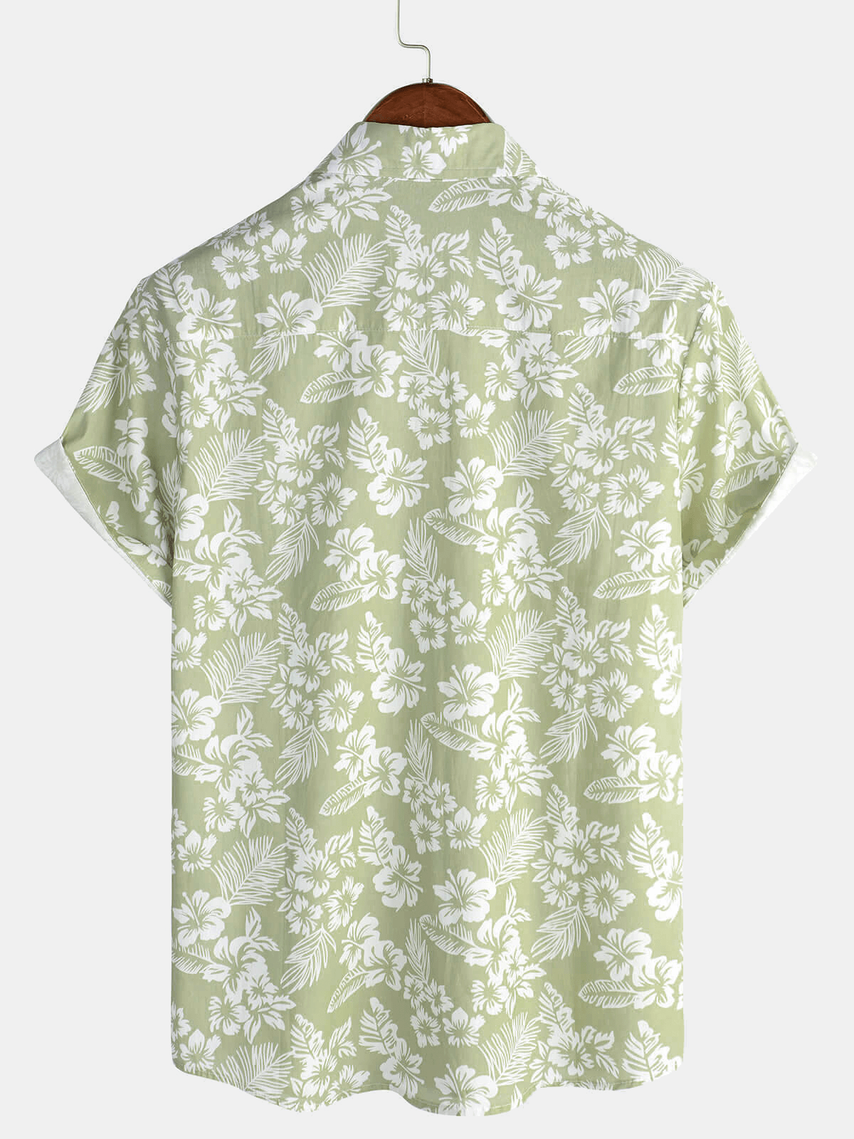 Van Meren Mode | Hawaïblouse met korte mouwen en bloemenpatroon