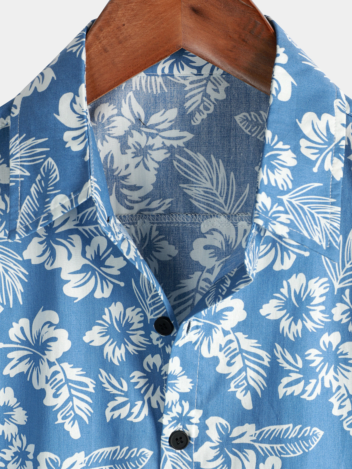 Van Meren Mode | Hawaïblouse met korte mouwen en bloemenpatroon