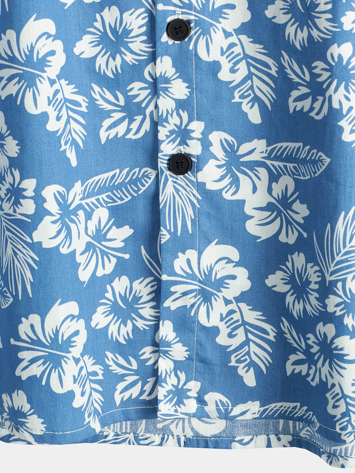 Van Meren Mode | Hawaïblouse met korte mouwen en bloemenpatroon
