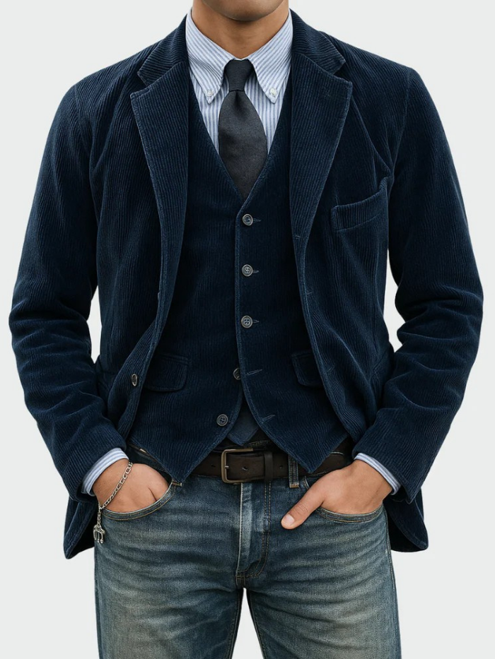 Van Meren Mode | 2-DELIGE PAK: BLAZER EN VEST