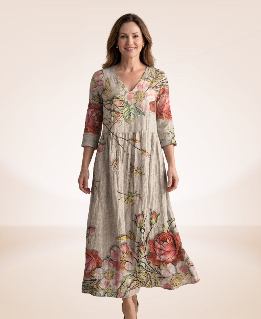 Florence - Floral Relaxed Dress