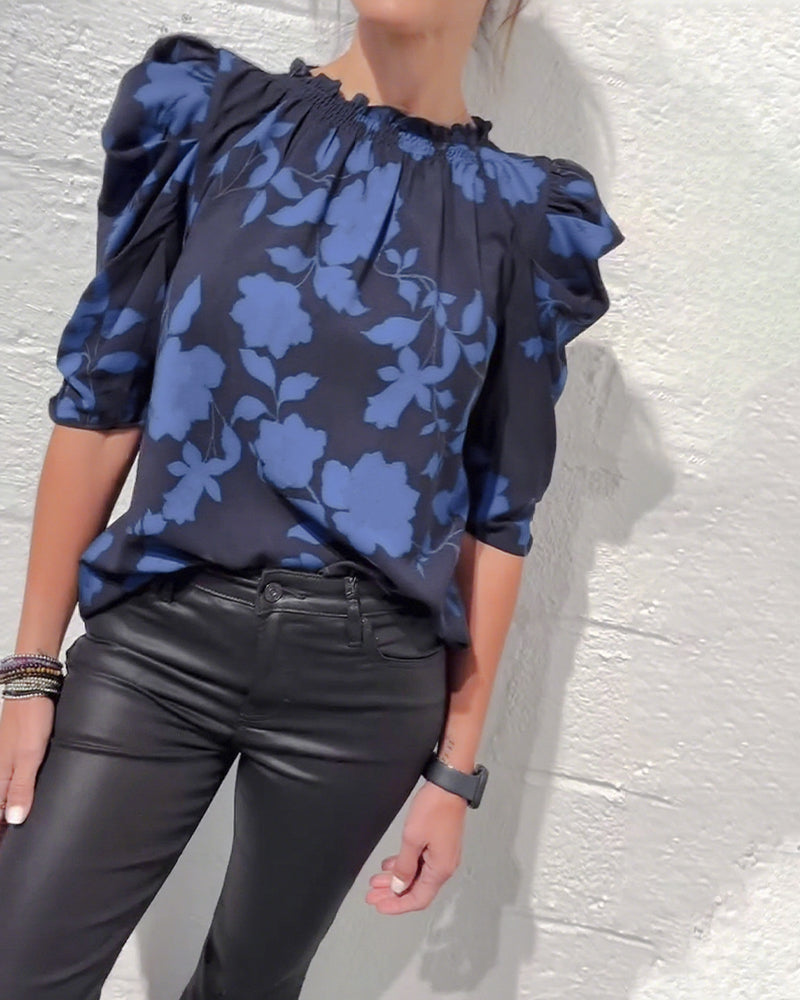 Van Meren Mode | Blouse Pompmouw Ruche