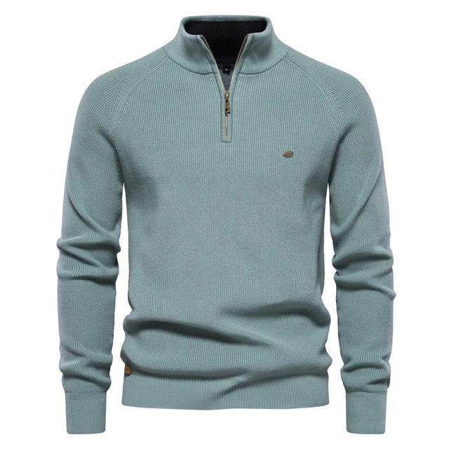 Van Meren Mode | Gebreide Zip-Up Trui