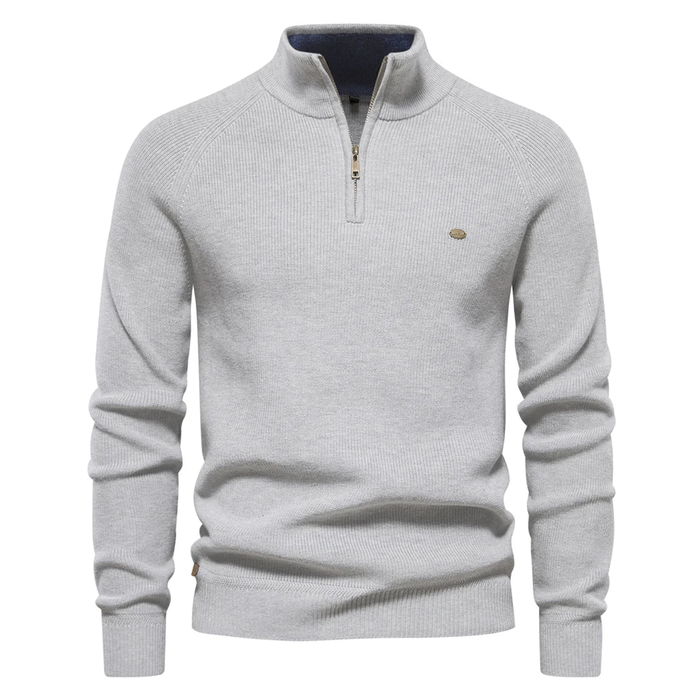 Van Meren Mode | Gebreide Zip-Up Trui