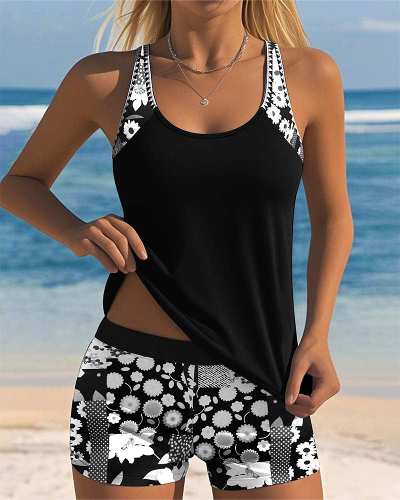 Waverly | Belly-Covering Swim Set