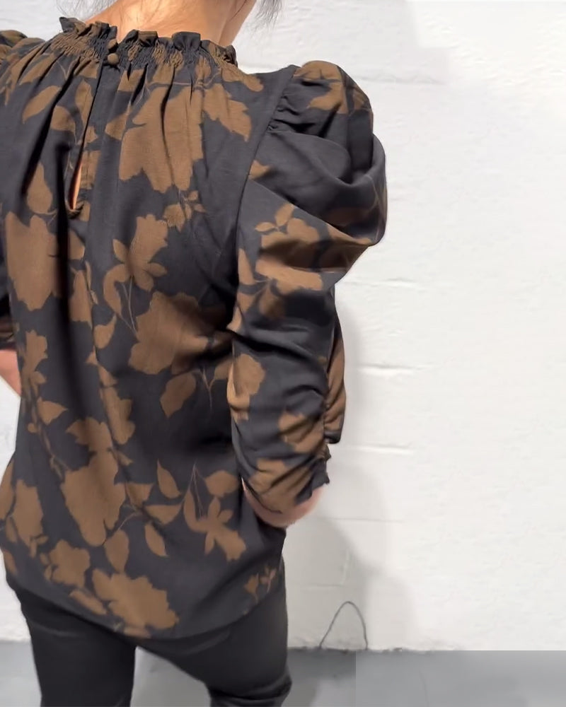 Van Meren Mode | Blouse Pompmouw Ruche