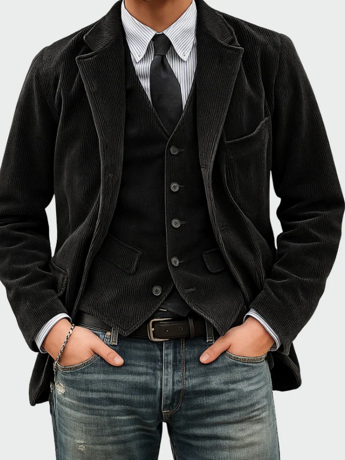 Van Meren Mode | 2-DELIGE PAK: BLAZER EN VEST