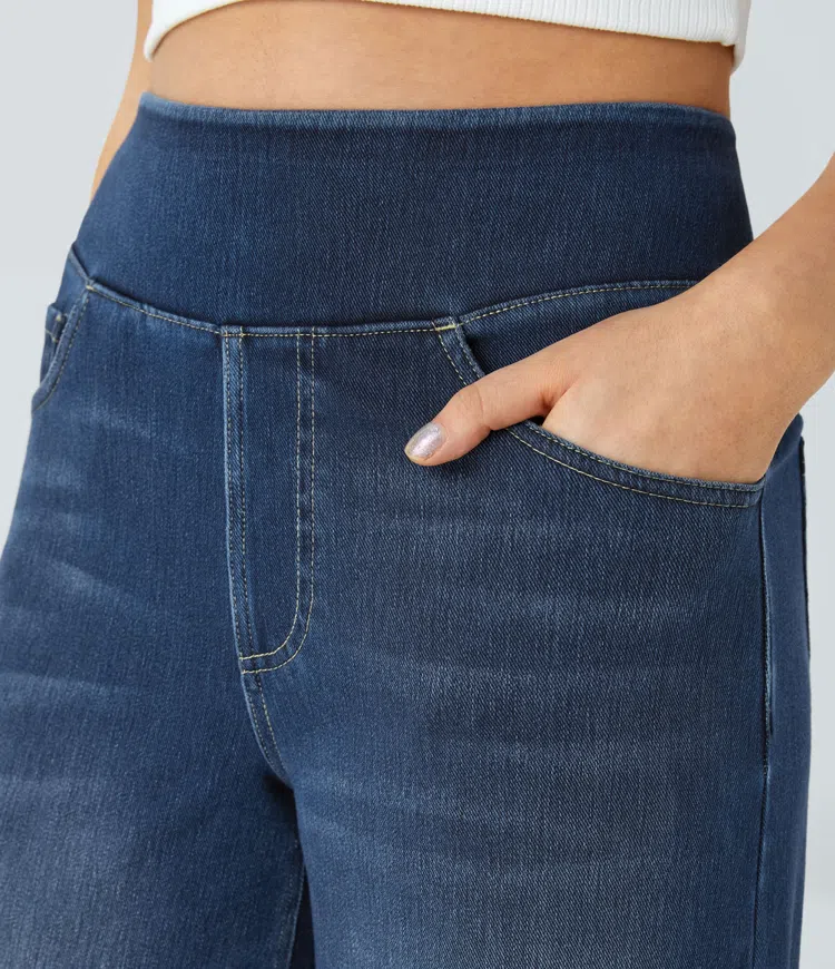 Van Meren Mode | Comfortabele jeans met hoge taille