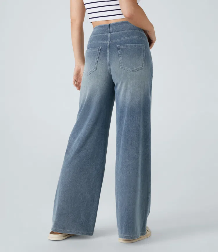 Van Meren Mode | Comfortabele jeans met hoge taille