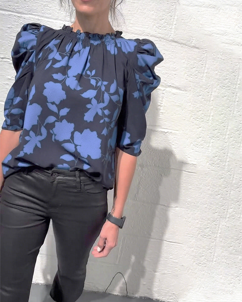 Van Meren Mode | Blouse Pompmouw Ruche
