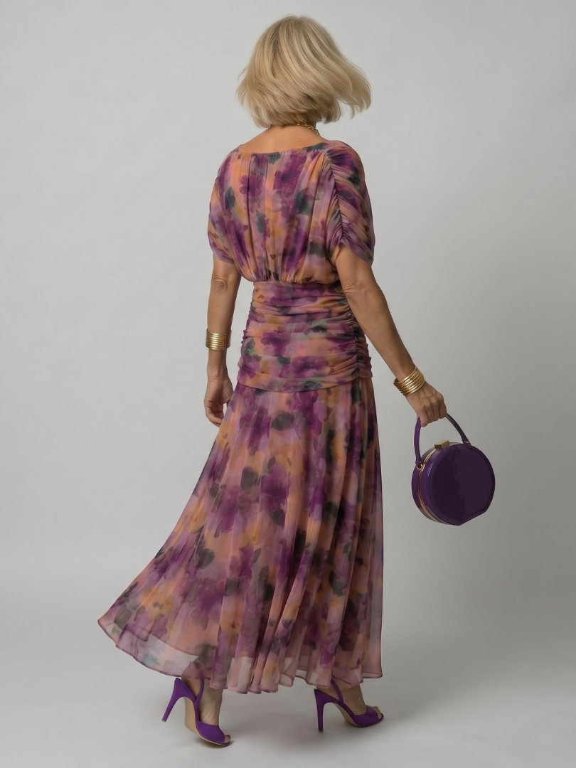 Violet - Off-Shoulder Flow Maxi Dress