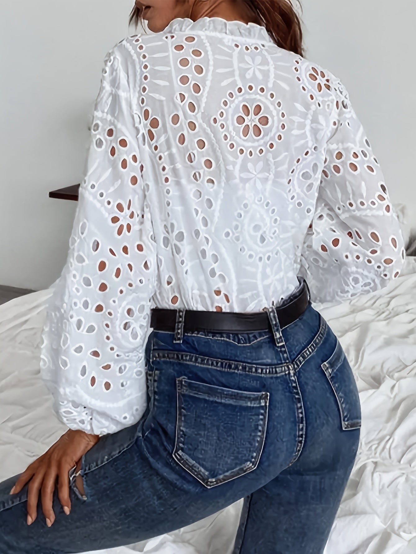 Van Meren Mode | Geborduurde blouse