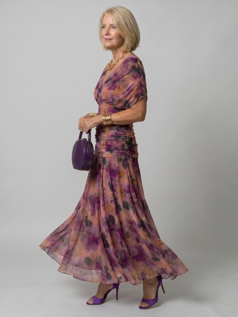 Violet - Off-Shoulder Flow Maxi Dress