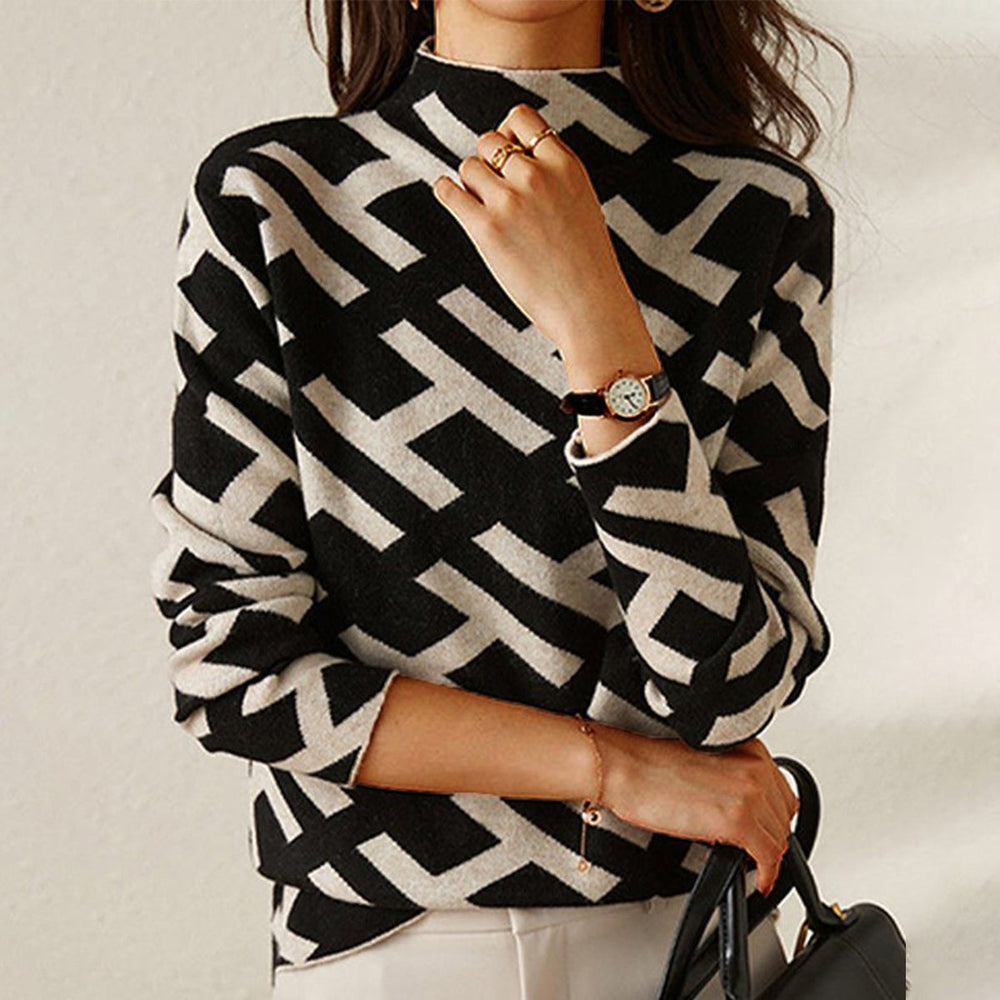 Van Meren Mode | Moderne Trui Met Patronen