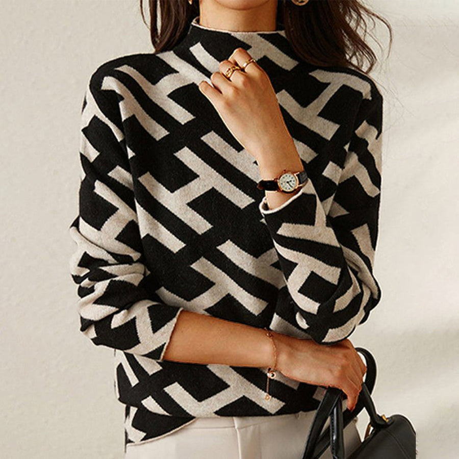 Van Meren Mode | Moderne Trui Met Patronen