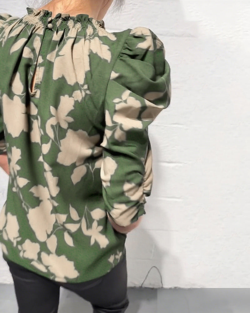 Van Meren Mode | Blouse Pompmouw Ruche