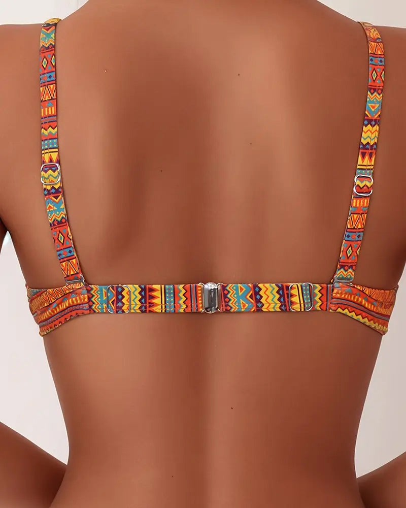 Rose™ | Two-Piece Swimsuit with Striped Print