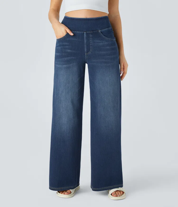 Van Meren Mode | Comfortabele jeans met hoge taille