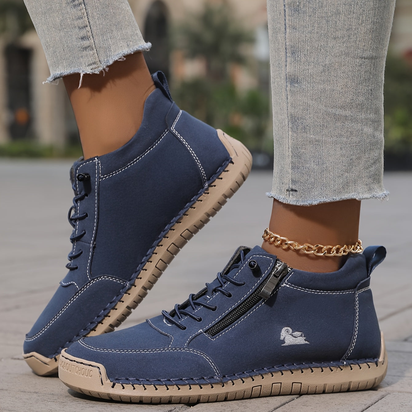 Helena | Zip-Up Comfort Shoes
