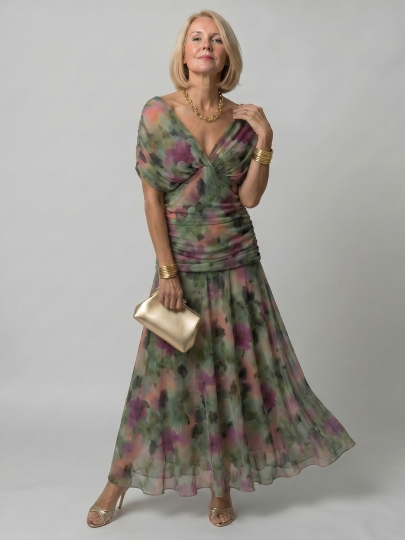 Violet - Off-Shoulder Flow Maxi Dress