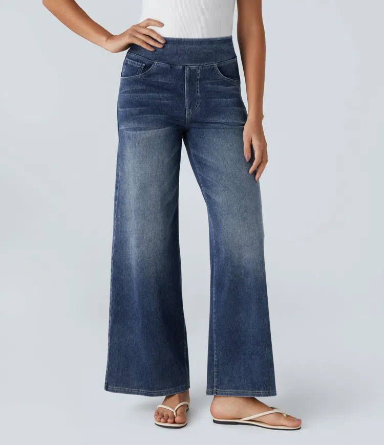 Van Meren Mode | Comfortabele jeans met hoge taille