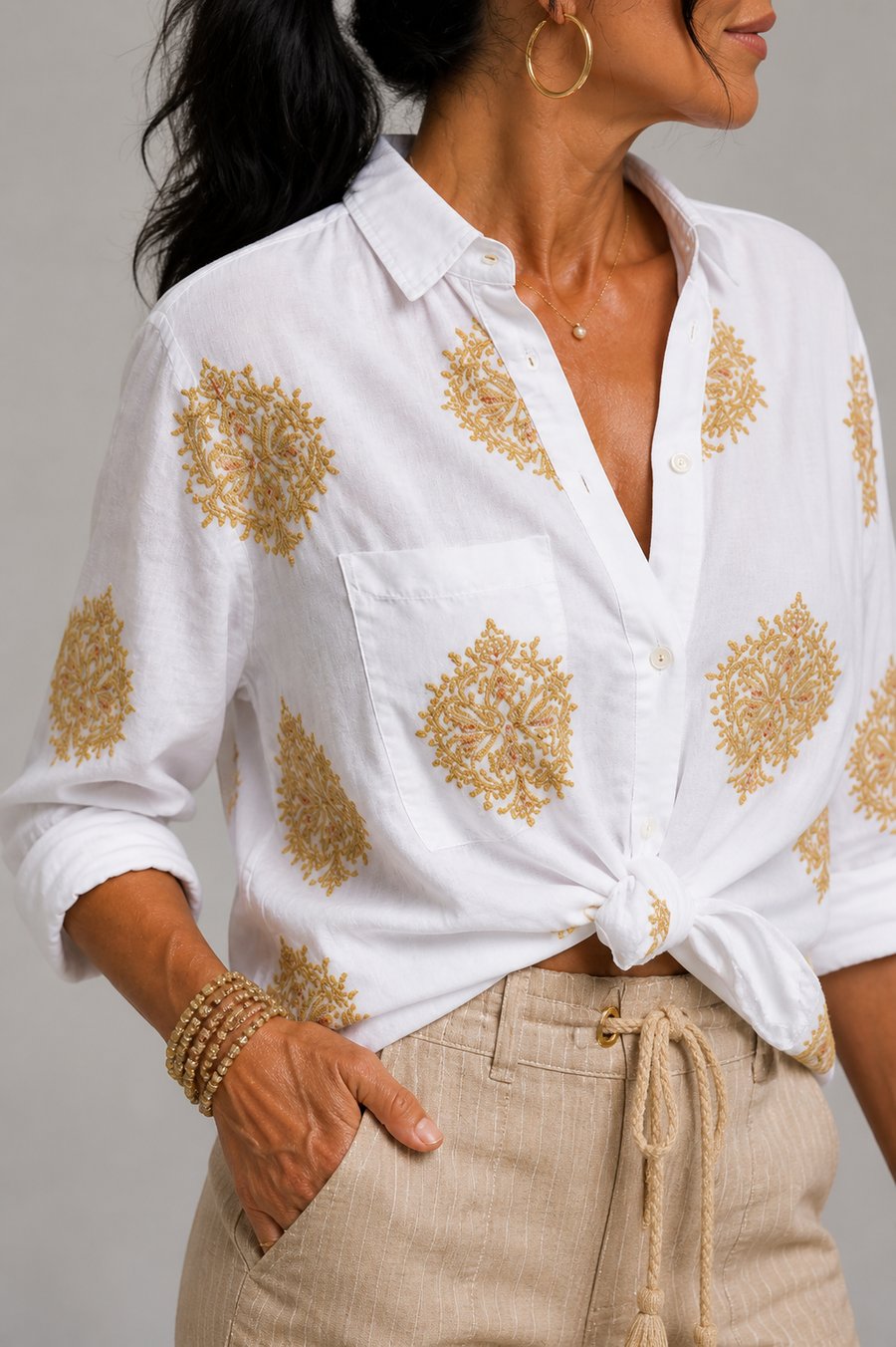 Golden Thread Blouse