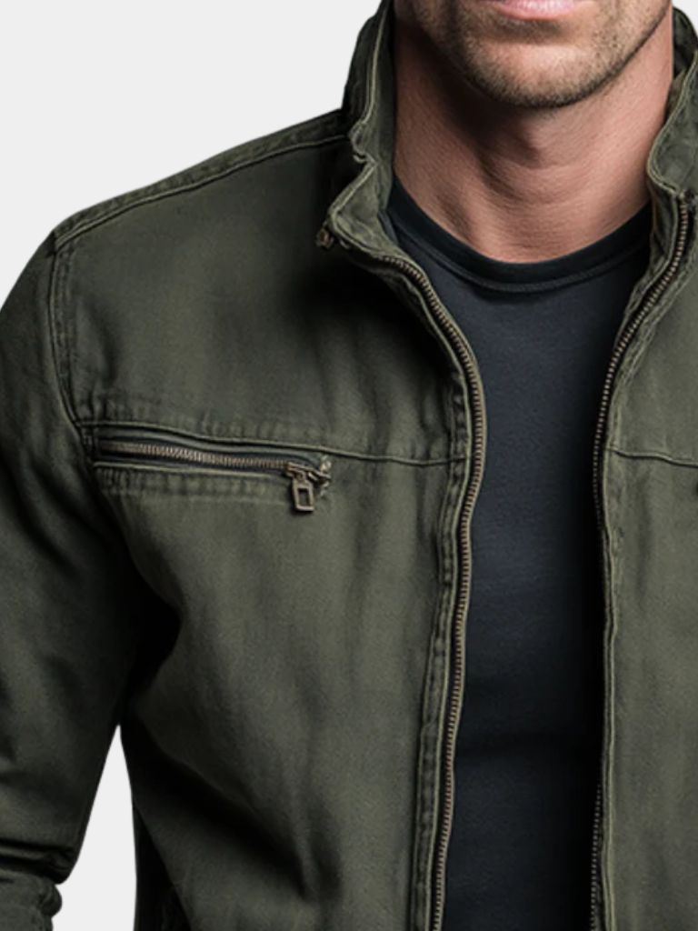 Van Meren Mode | Vintage Olijfgroene Field Jacket