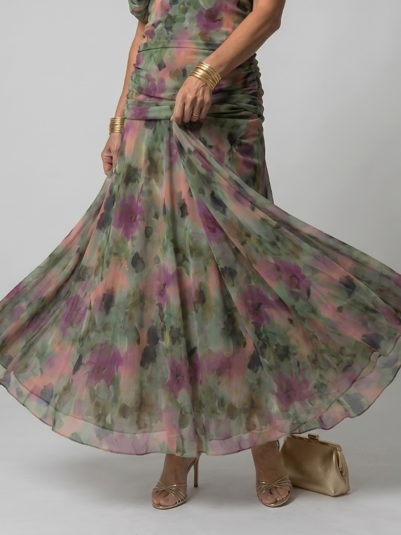 Violet - Off-Shoulder Flow Maxi Dress