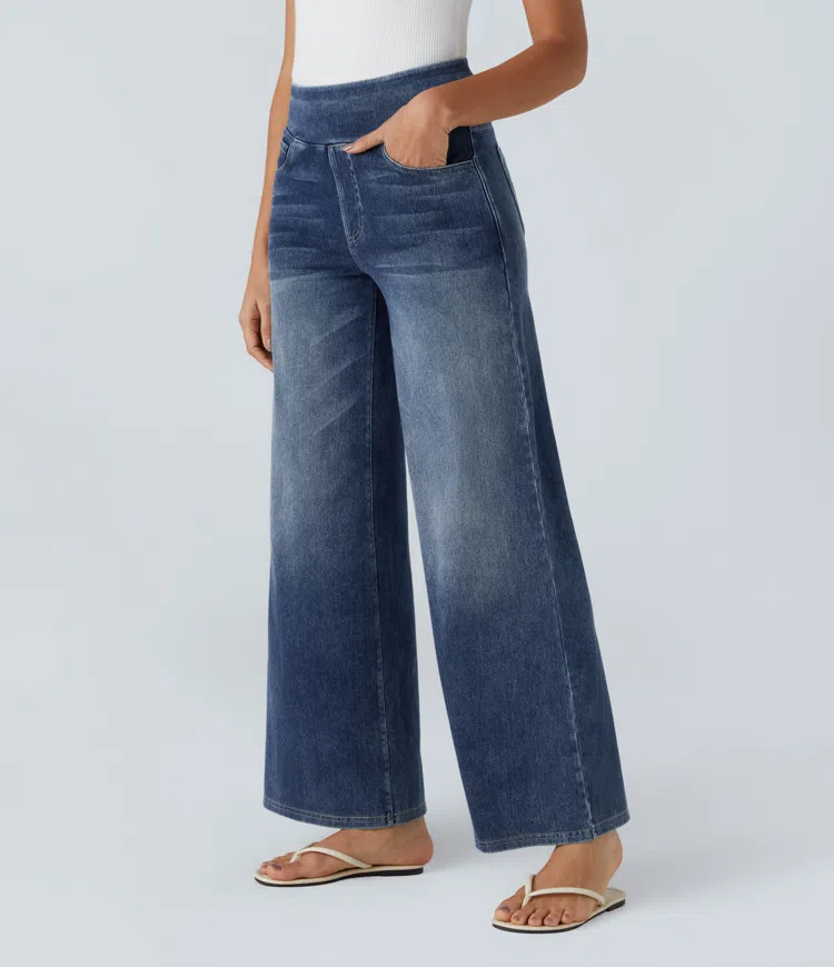 Van Meren Mode | Comfortabele jeans met hoge taille