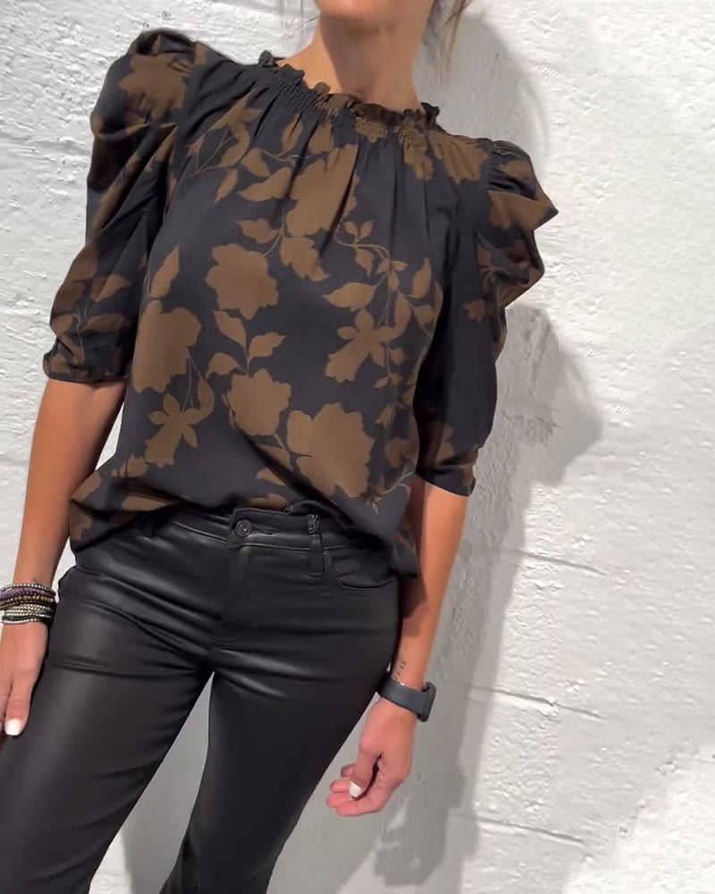 Van Meren Mode | Blouse Pompmouw Ruche