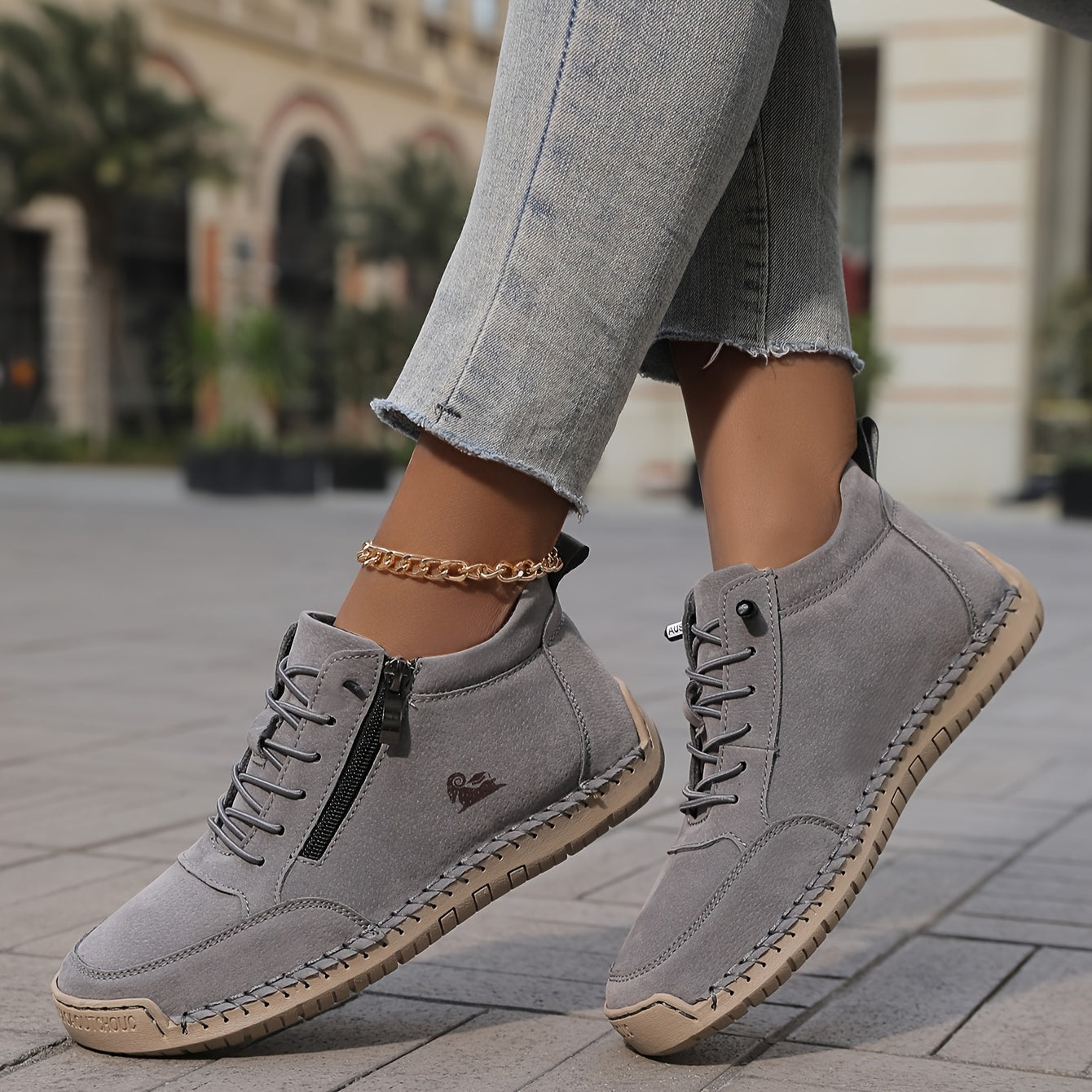 Helena | Zip-Up Comfort Shoes