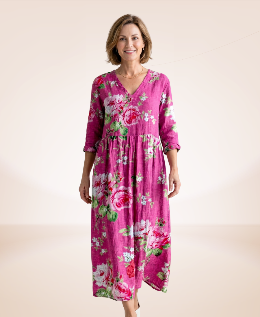 Florence - Floral Relaxed Dress