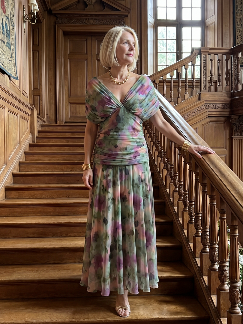Violet - Off-Shoulder Flow Maxi Dress