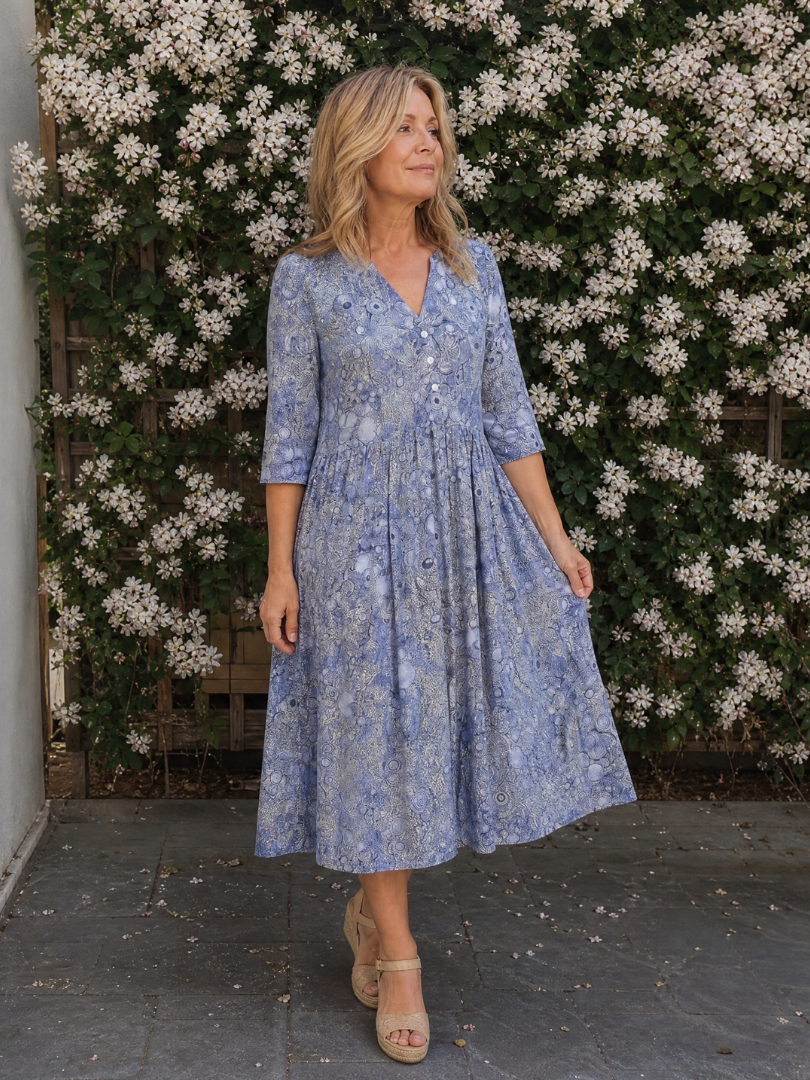 Picao - Vintage Floral Midi Dress