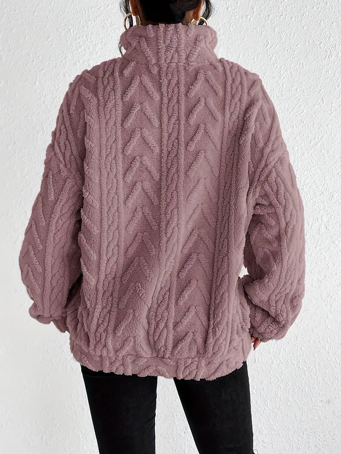 Van Meren Mode | Elegante Fleece Trui