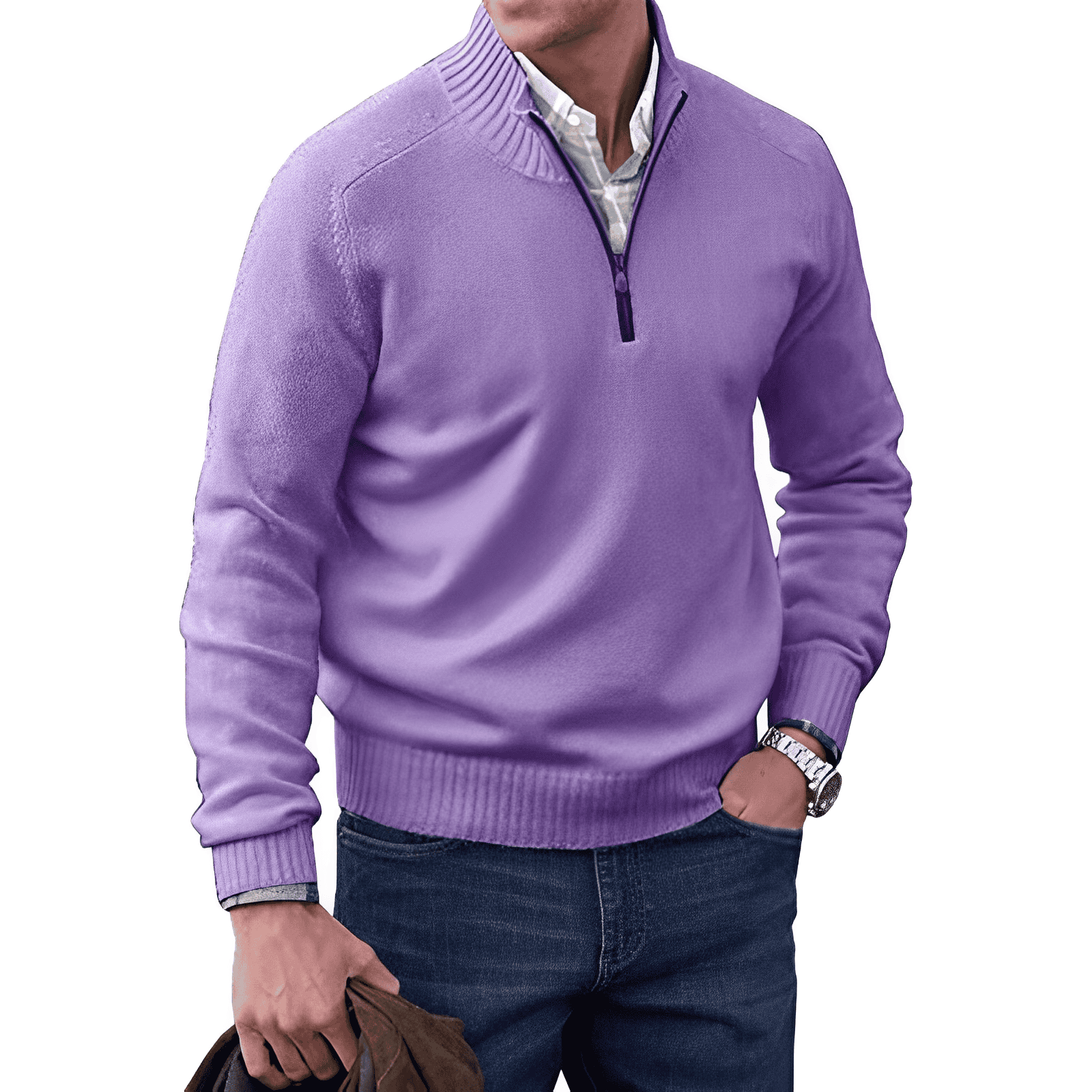 Van Meren Mode | Moderne Zip Trui