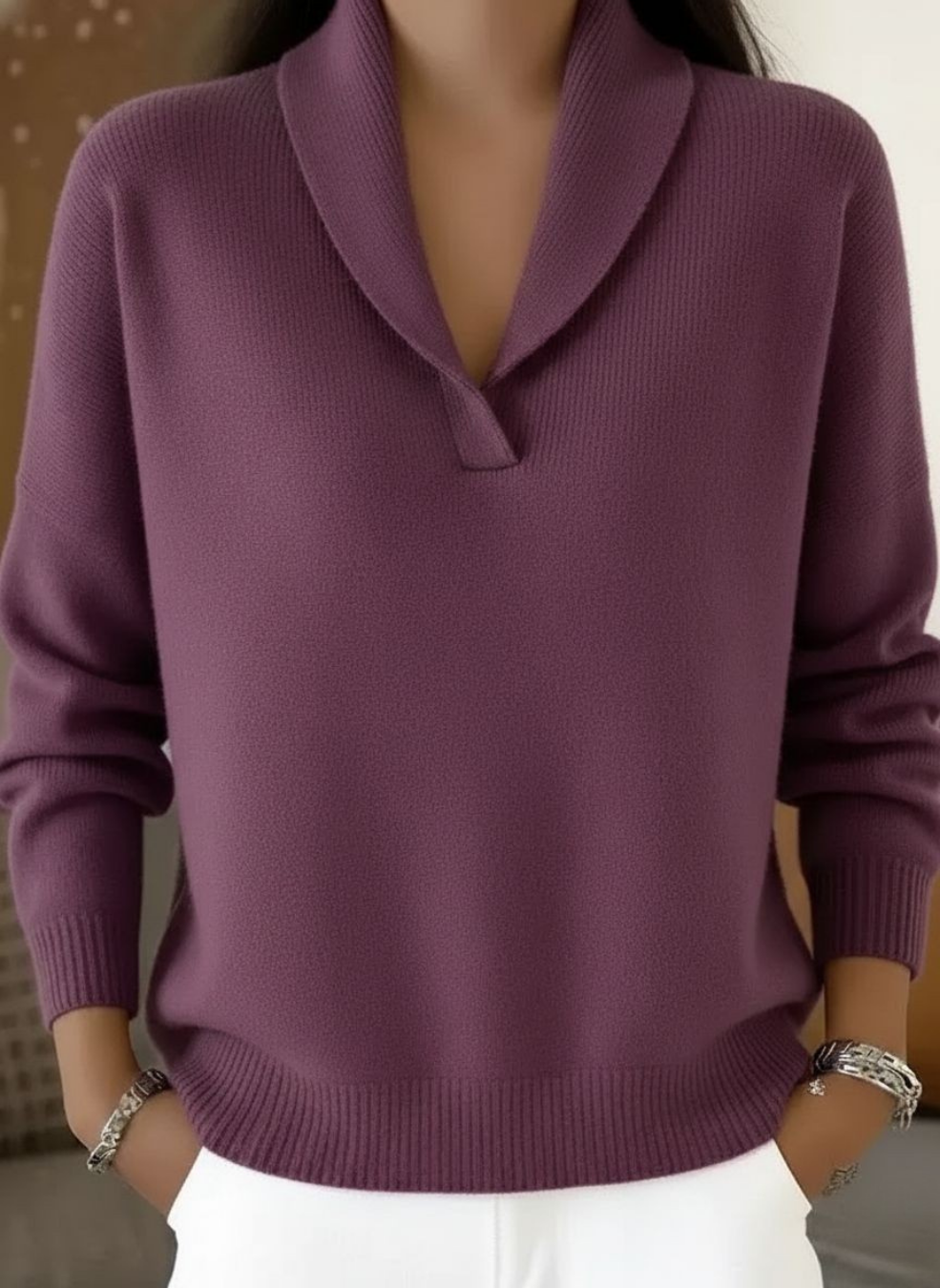 Mila - V-Neck Jumper