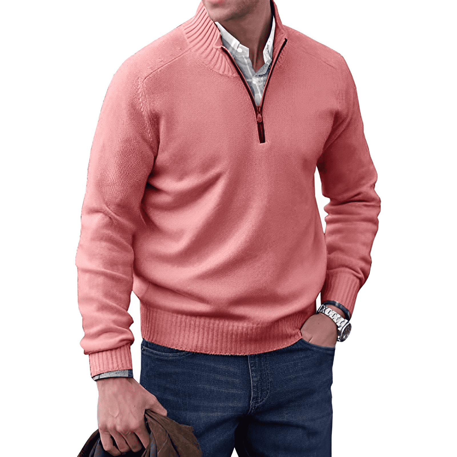 Van Meren Mode | Moderne Zip Trui