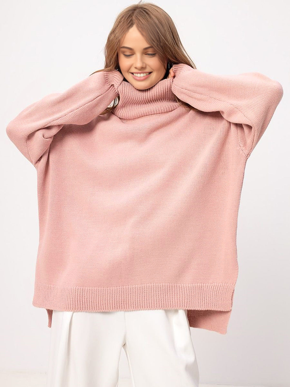 Van Meren Mode | Oversized Trui met Split